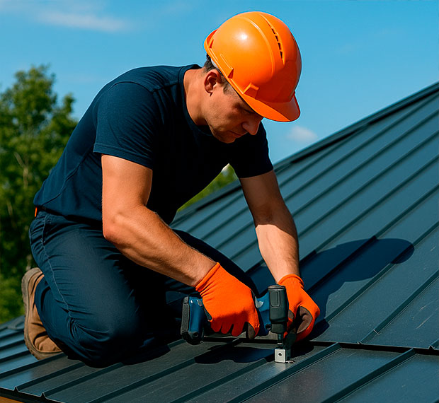 Ремонт металлической кровли в Домодедово